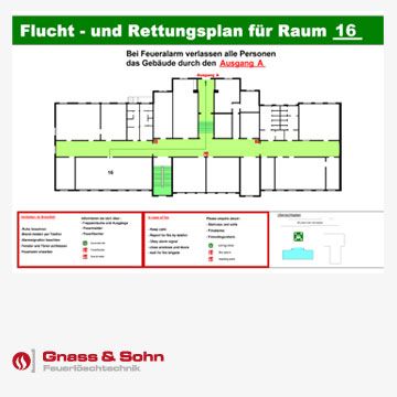Gnass und Sohn Feuerlöschtechnik in Hamburg Flucht- und Rettungspläne 01